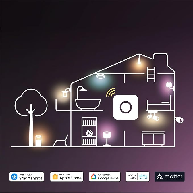 Philips Hue Essential Smart LED A19 Bulb, E26 Base, 2200K-6500K, 800 Lumens - Image 10