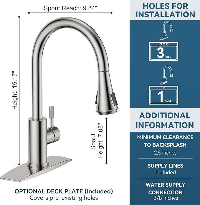 FORIOUS LED Kitchen Faucet - Image 8