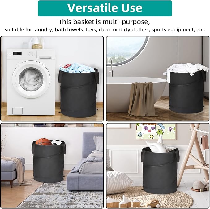 BATTOO 106L Collapsible Laundry Baskets - Image 7