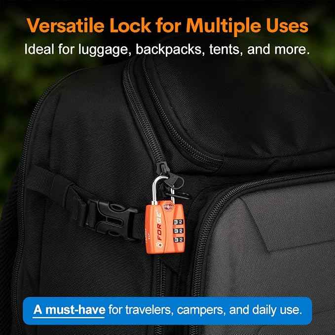 Forge TSA Luggage Combination Lock