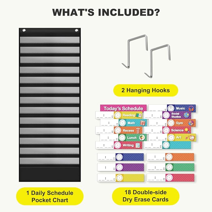 Eamay Daily Schedule Pocket Charts, Teaching Chart, Eamay Daily Scheduling - Image 7