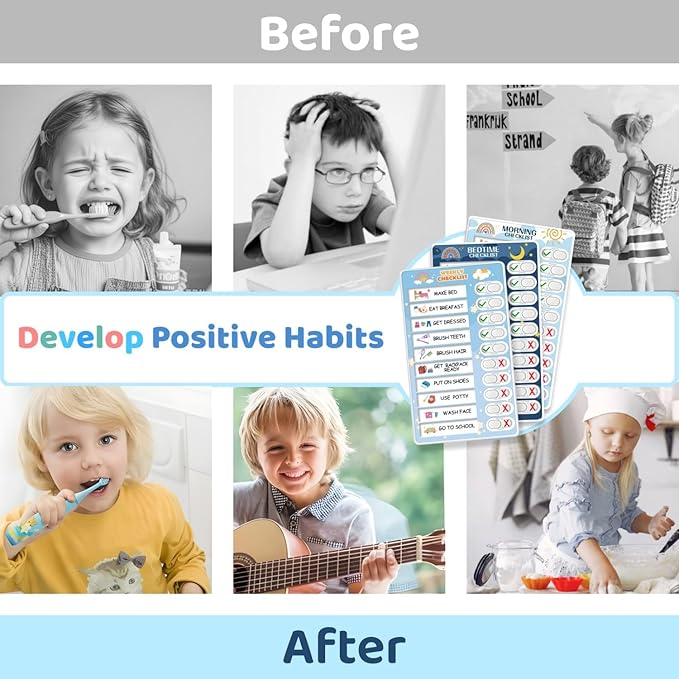 3 in 1 Bedtime/Morning/Weekly Routine Chart - Image 7