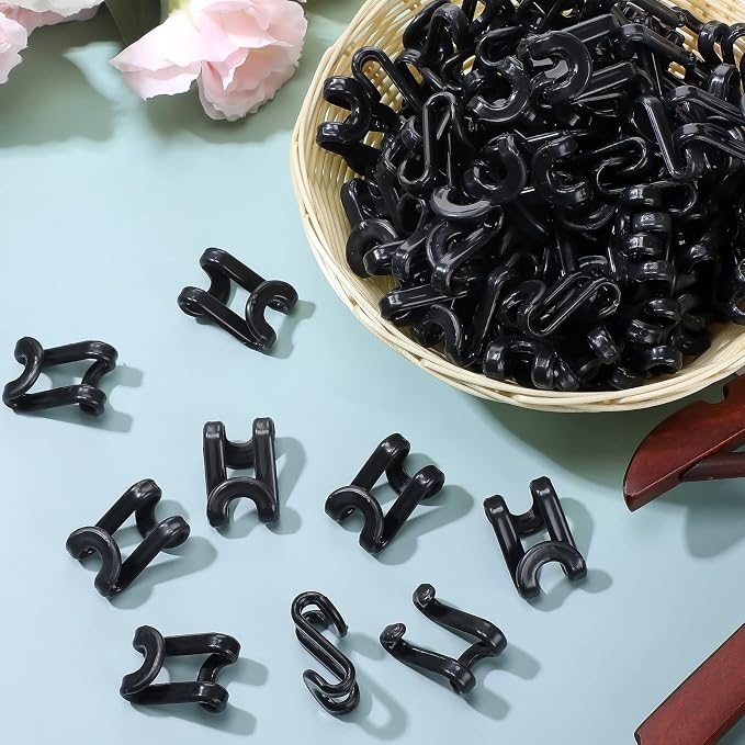Unittype 200 Pcs Space Saving Hanger Hooks, Clothes Hanger Connector Hooks - Image 7
