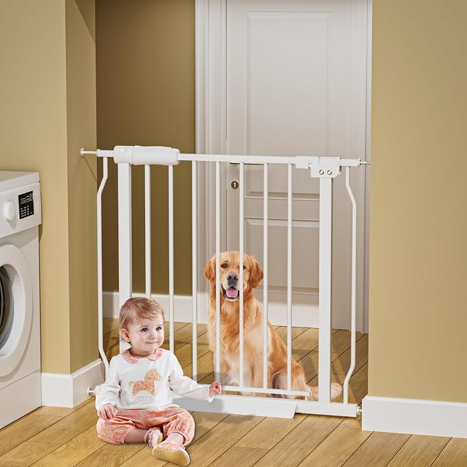 HOOEN Wide Baby Gates for Doorway Stairs Indoor Child Gate for Kid or Pet Dogs - Image 7