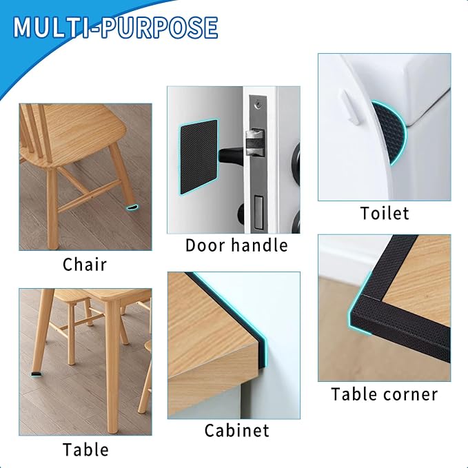 Premium Furniture Pads, Thick Non-Slip Pad Foot Cover Self-Furniture Gripper - Image 7