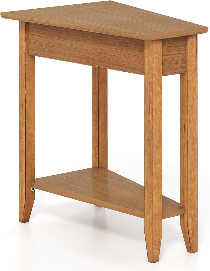 Giantex Wedge End Table, Triangle Side Table - Image 9
