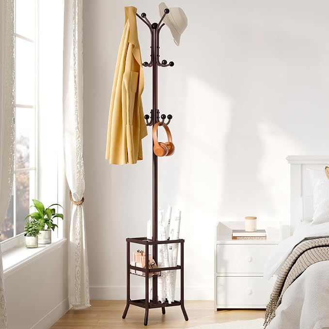 FAVOOSTY Coat Rack Freestanding, Coat Rack Stand - Image 8