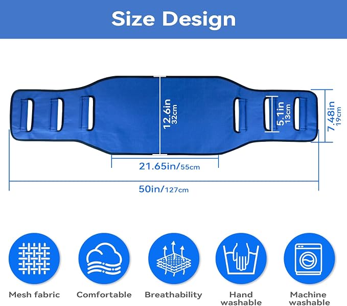 Transfer Belt Transfer Sling for Nursing Patients, Standing & Supports & - Image 8