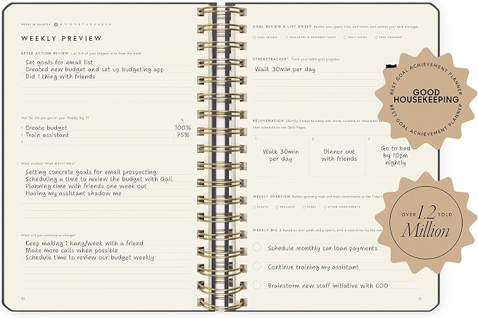 Full Focus Leather Coil Planner by Michael Hyatt - Image 5