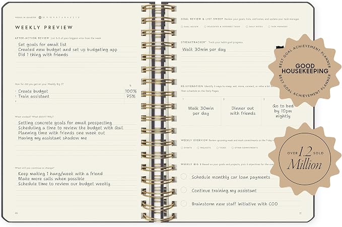 Full Focus Leather Coil Planner by Michael Hyatt - Image 5