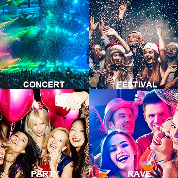 Mysense Gold Body Glitter Gel, Face Hair Glitter Makeup, Music Festival Rave - Image 7