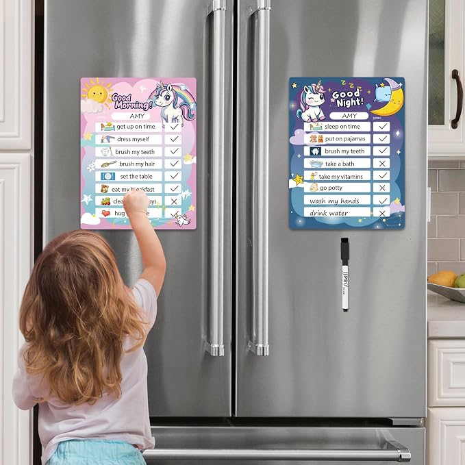 Magnetic Morning Bedtime Routine Chart - Image 6