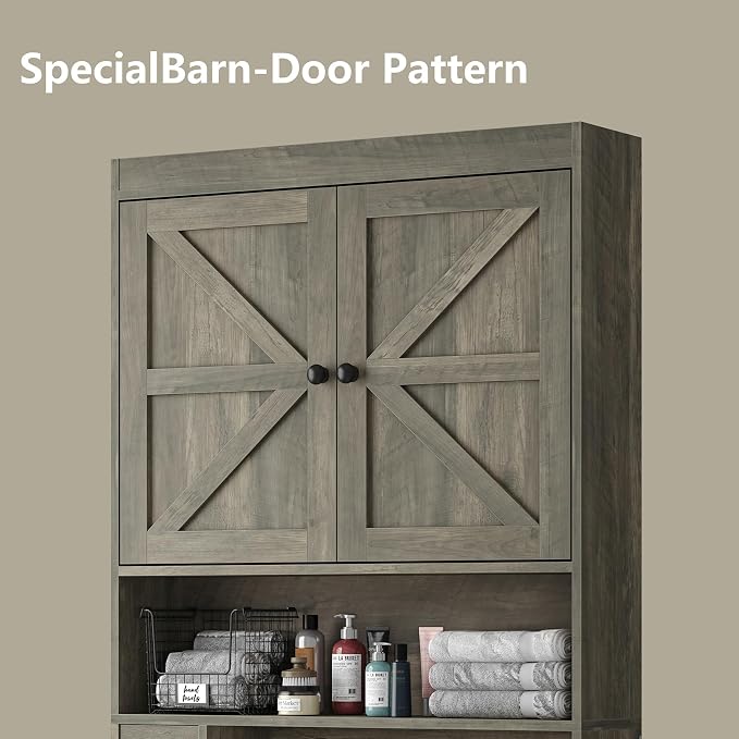 Furnideco 32.3''W Over The Toilet Storage Cabinet - Image 7