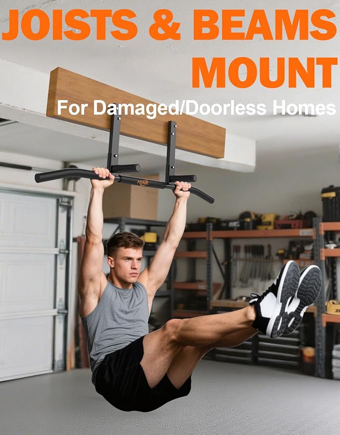 Fitarc Joist Mount Pull Up Bar, Wall Chin Up Bar Ceiling Mount - Image 7