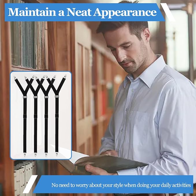 STAY GENT Y-Style Shirt Stays For Men - Image 9