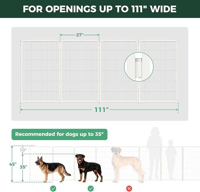 FXW Dog Gate Extra Wide Designed - Image 5