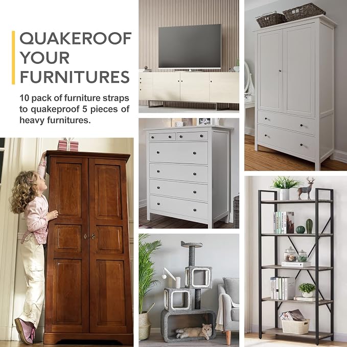 Furniture Anchors Anti Tip Furniture Straps - Image 9