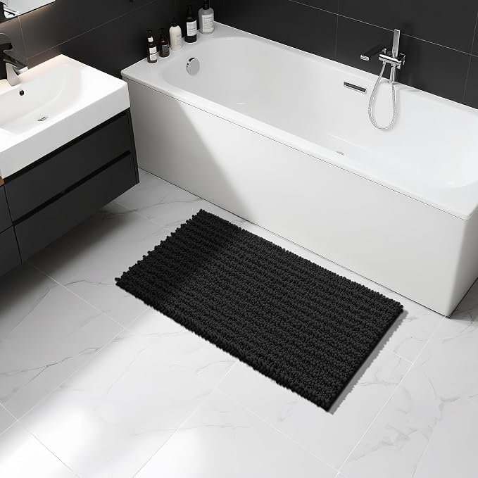 Yimobra Long Bathroom Rugs Non Slip Washable 44x24 Inch - Field & Grace