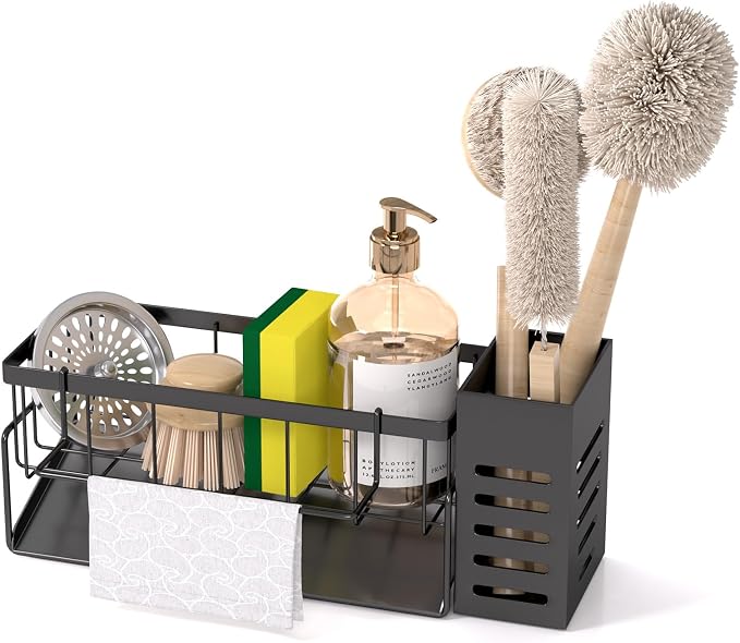 NET MEYA Kitchen Caddy Sink Organizer, Sponge Holder - Image 7