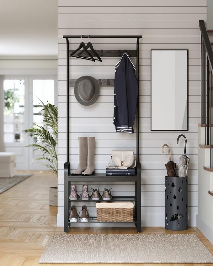 VASAGLE Coat Rack, Hall Tree - Image 8