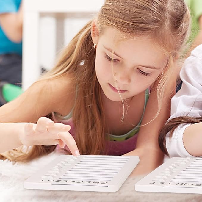 Dry Erase Chore Chart, Standable Whiteboard Checklist Board, Chore Chart - Field & Grace