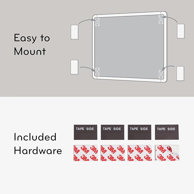 U Brands Contempo Magnetic Dry Erase Board White Board Bundle, 8.5" x 11" - Image 6