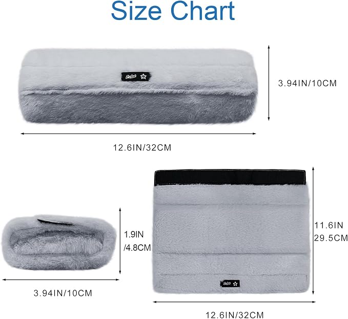 SPRING SEAON Wheelchair Armrest Covers 2 Pack Soft Memory Foam Wheelchair - Image 6