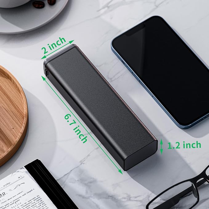 7 Day Weekly Metal Pill Organizer Travel, Kursoaya Premium Aluminum Daily Pill - Image 7