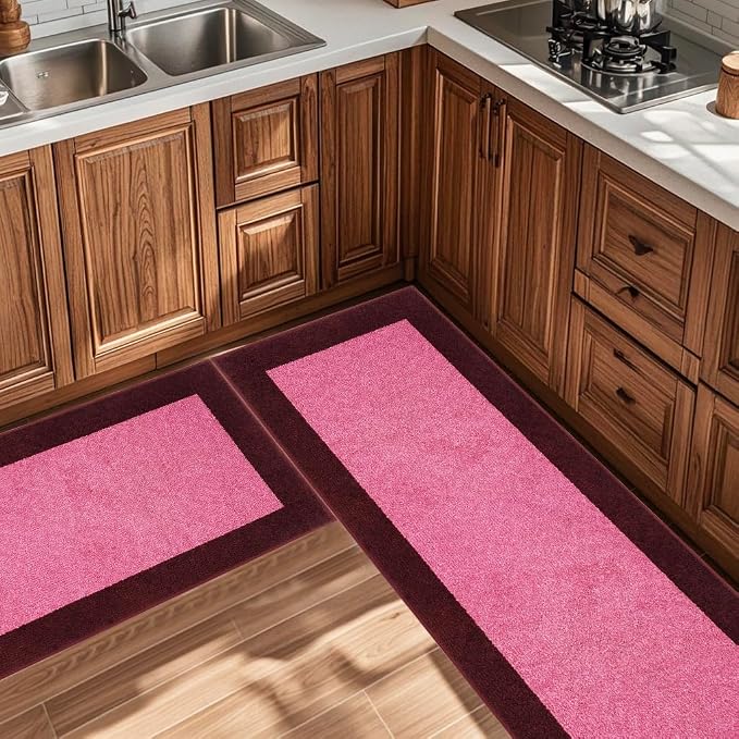 Machine Washable Throw Rug 24" x 36", Non Slip Kitchen Mat - Image 6