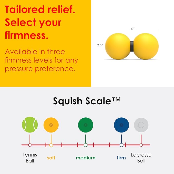 Rodo 2-in-1 Soft Peanut & Lacrosse Ball Roller | Deep Tissue Massage Tool - Image 5