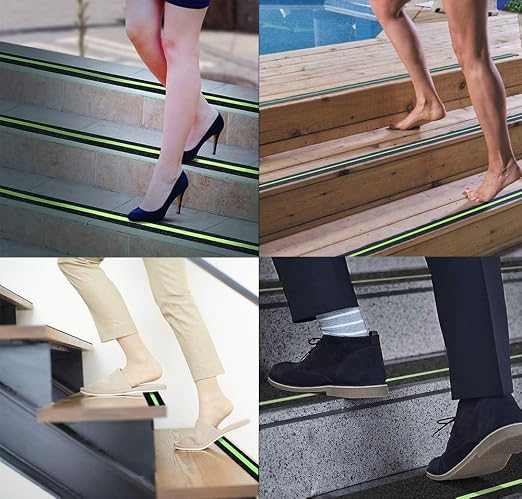 RELIANCER Anti Slip Safety Grip Tape 2inx30ft Green Glowing in The Dark Non - Image 8