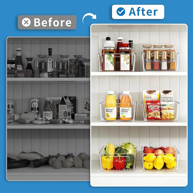 10 Pack Pantry Organizers and Storage, Fridge Organization and Storage - Image 7