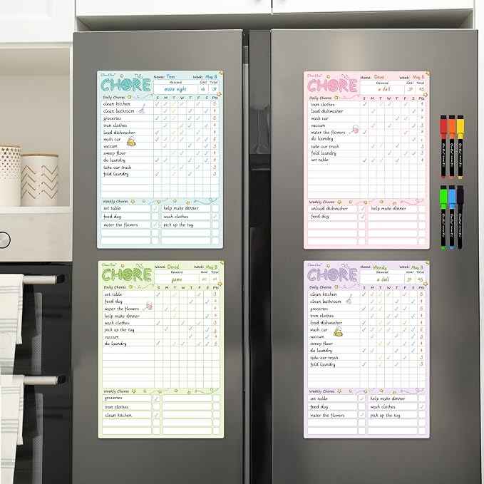 Magnetic Dry Erase Chore Chart