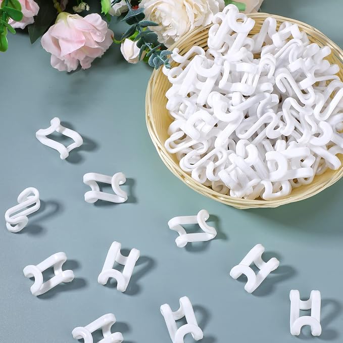 Unittype 100 Pcs Clothes Hanger Connector Hooks, Space Saving Extender Clips - Image 7