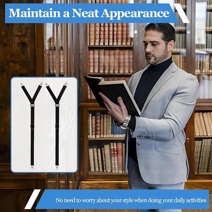 STAY GENT Y-Style Shirt Stays For Men - Image 9