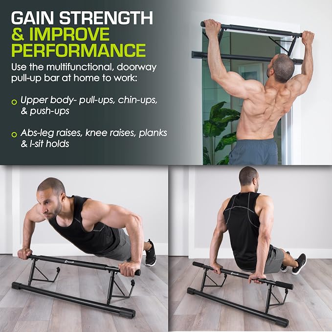 ProsourceFit Pull Up Bar for Multi Use Fitness & Home Gym Exercise - Image 6