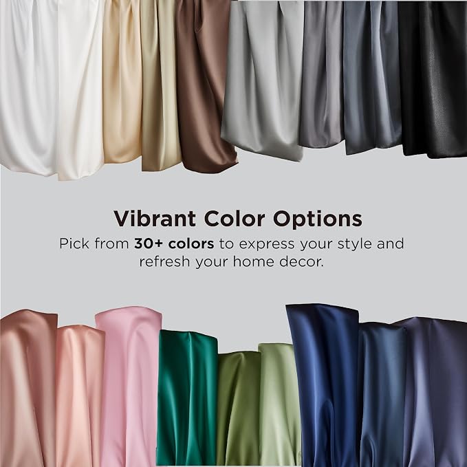 Bedsure Satin Pillowcase 2 Pack Similar to Silk Pillow Cases Standard Size - Image 9