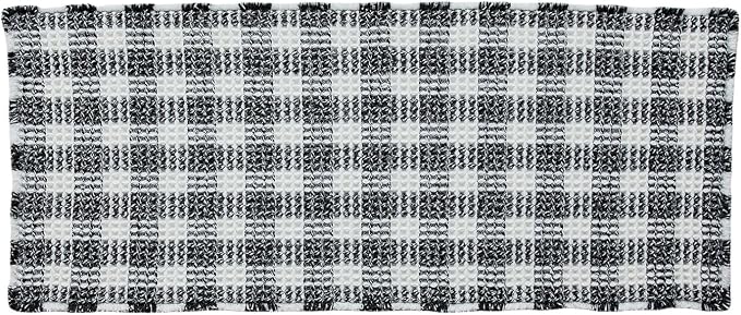 Waffle Runner Rug Bathroom, Long Boho Bathroom Rugs Non Slip Washable Absorbent - Image 9