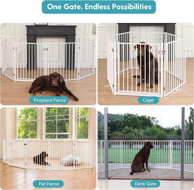 No Pawblems Free Standing Dog Gate - Image 7