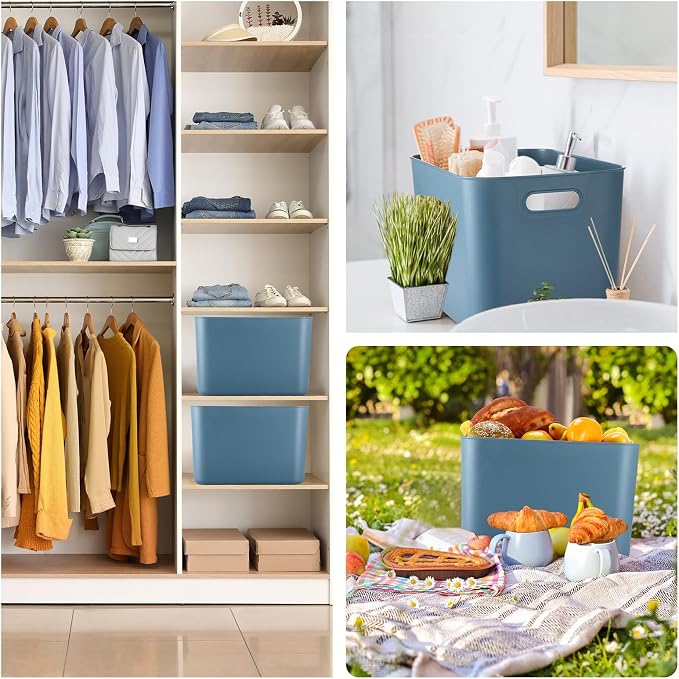 Hoolerry 8 Pieces Colorful Storage Bins - Image 7