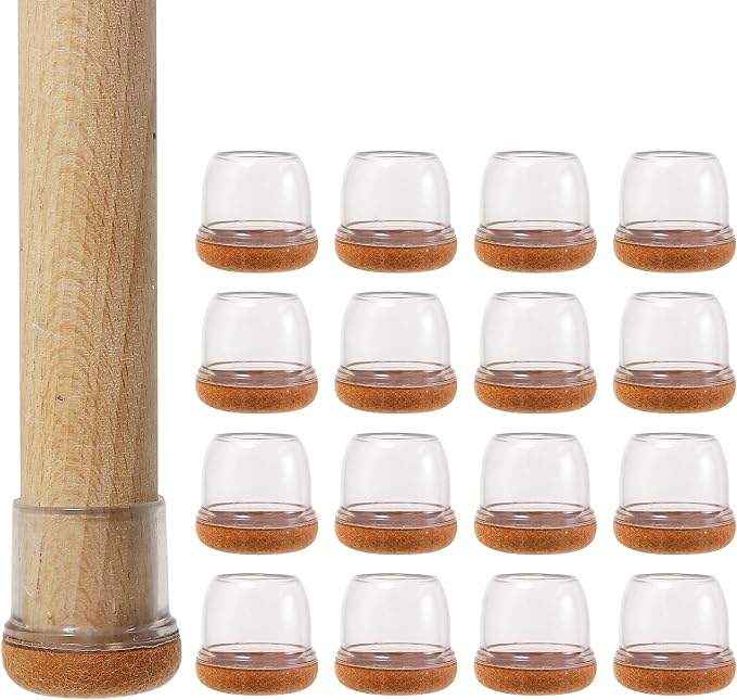 16Pcs Small Silicone Chair Leg Caps 1 inch, Furniture Pads - Image 9