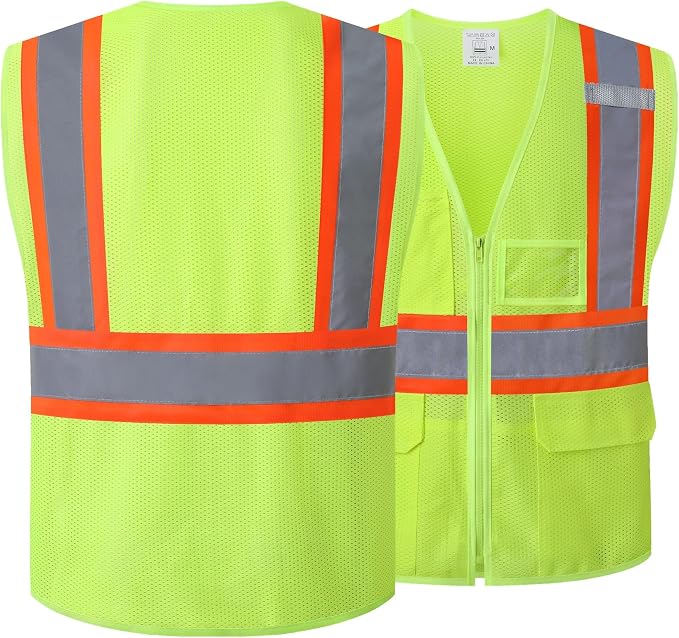 Reflective Safety Vest for Men Women Hi Vis Vest - Image 5