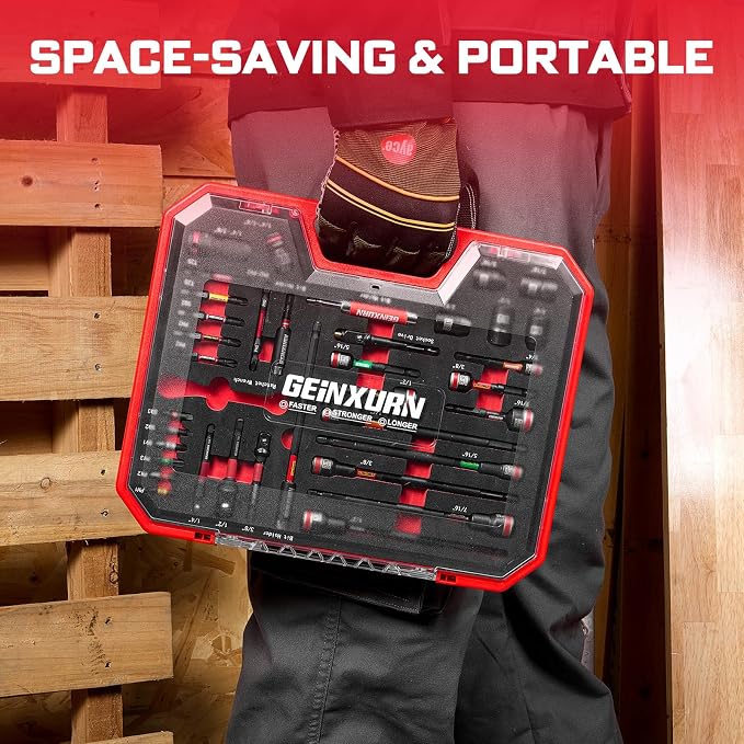 37Pcs Tools Set Packaged with Plastic Toolbox Storage Case, Include Screwdriver - Image 9