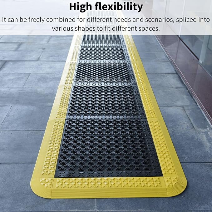 Interlocking Rubber Floor Mats 21”x21” 8 Pack - Image 7