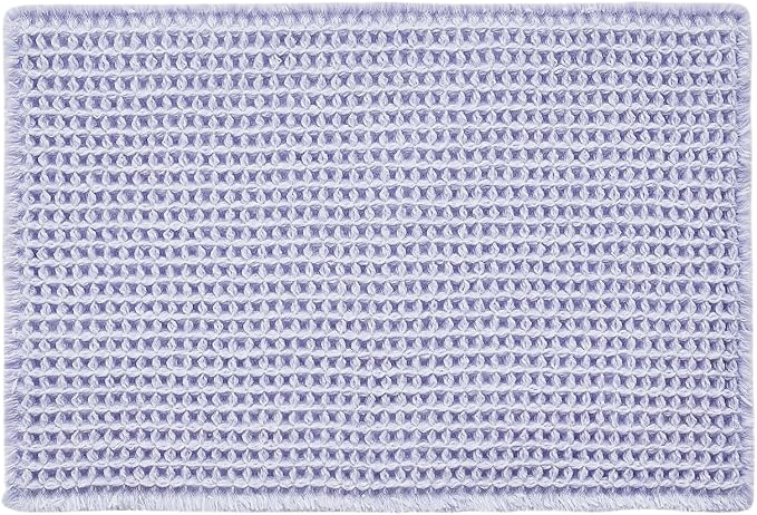 Waffle Bath Mat, Boho Bathroom Rugs Non Slip Washable Super Absorbent Quick Dry - Image 9
