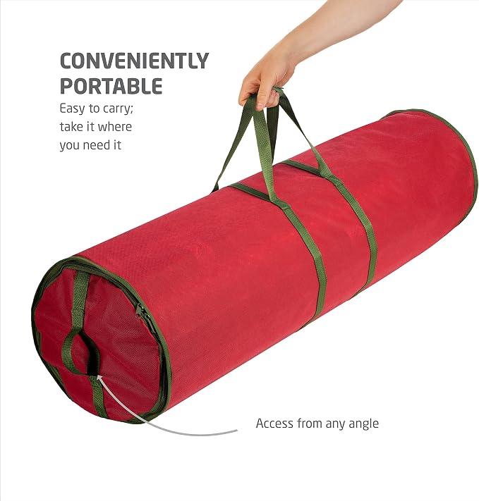 ZOBER Round Christmas Gift Wrapping Paper Organizer Storage - Image 8