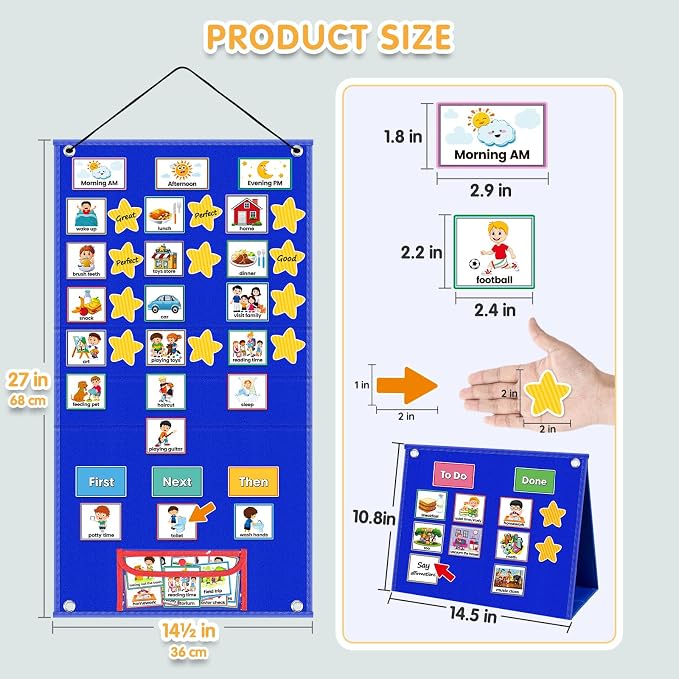 Large Visual Schedule for Kids - Image 7