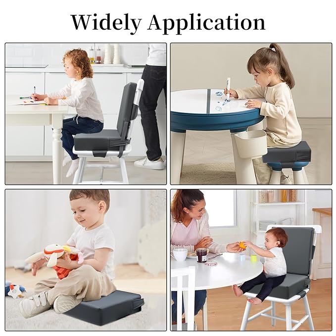 Booster Seat for Dining Table, PU Anti-Scratch Easy Cleaning Kids Toddler - Image 7