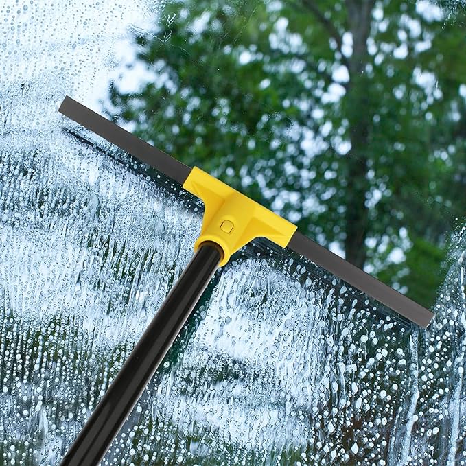 Squeegee Broom for Floor, Garage Concrete, Shower Glass, Window Cleaning - Field & Grace