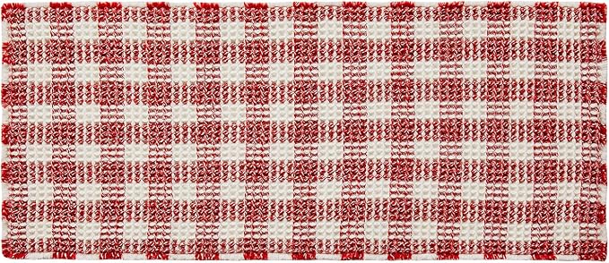 Waffle Bath Mat, Boho Christmas Bathroom Rugs Non Slip Washable Absorbent - Image 9